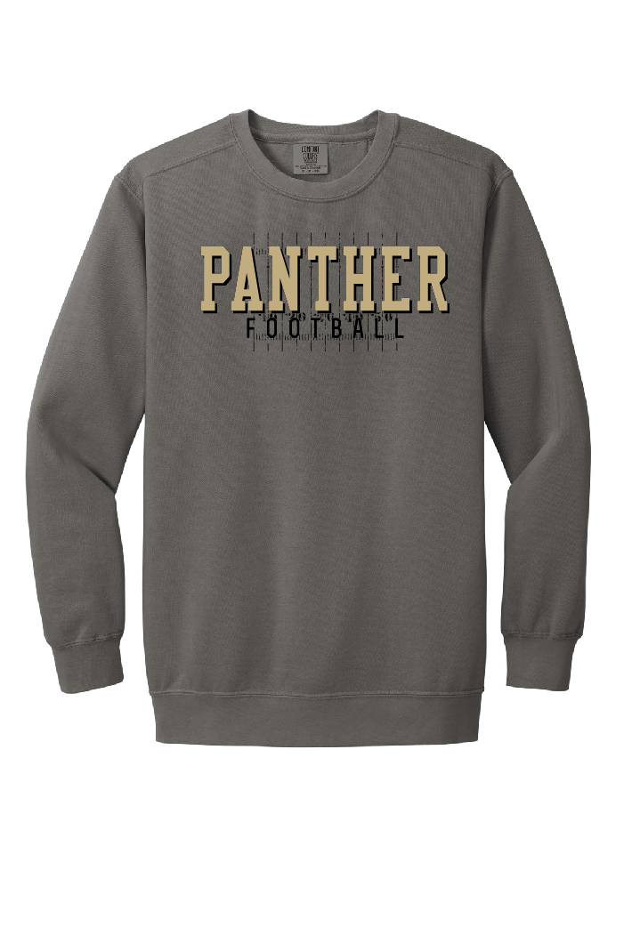 Comfort Colors Panther Football Crewneck