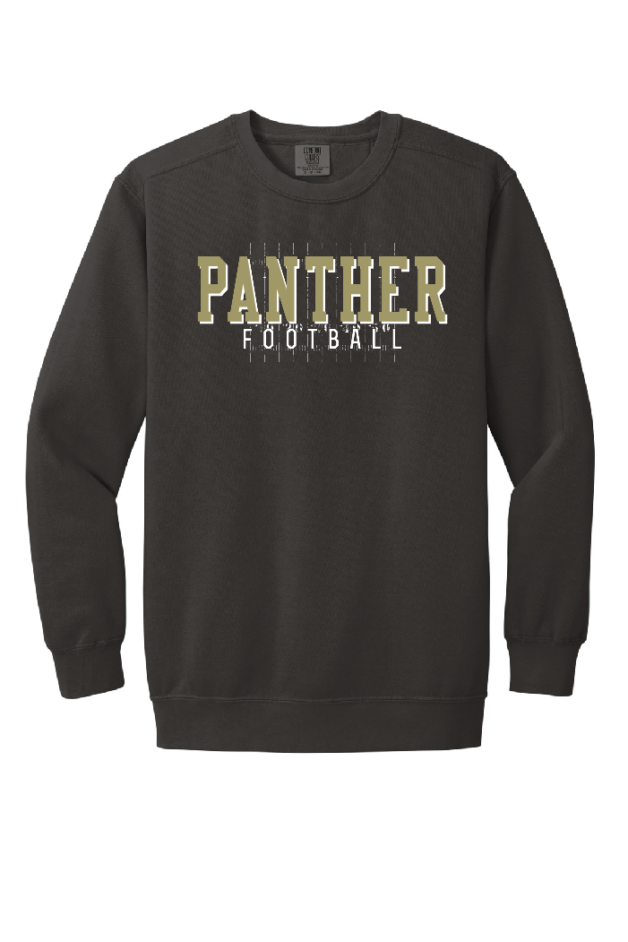 Comfort Colors Panther Football Crewneck