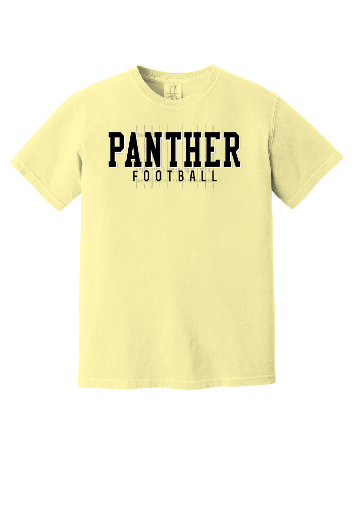 Comfort Colors Panther Football Tee