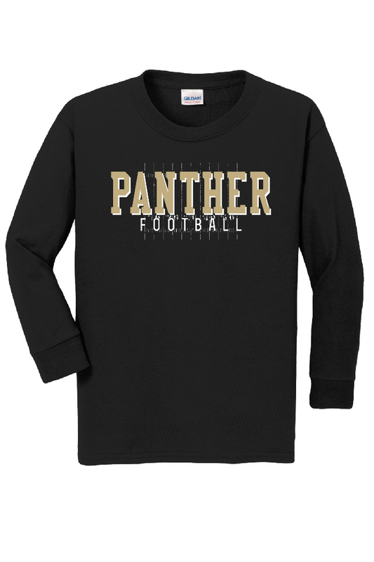 Panther Football Long Sleeve Tee