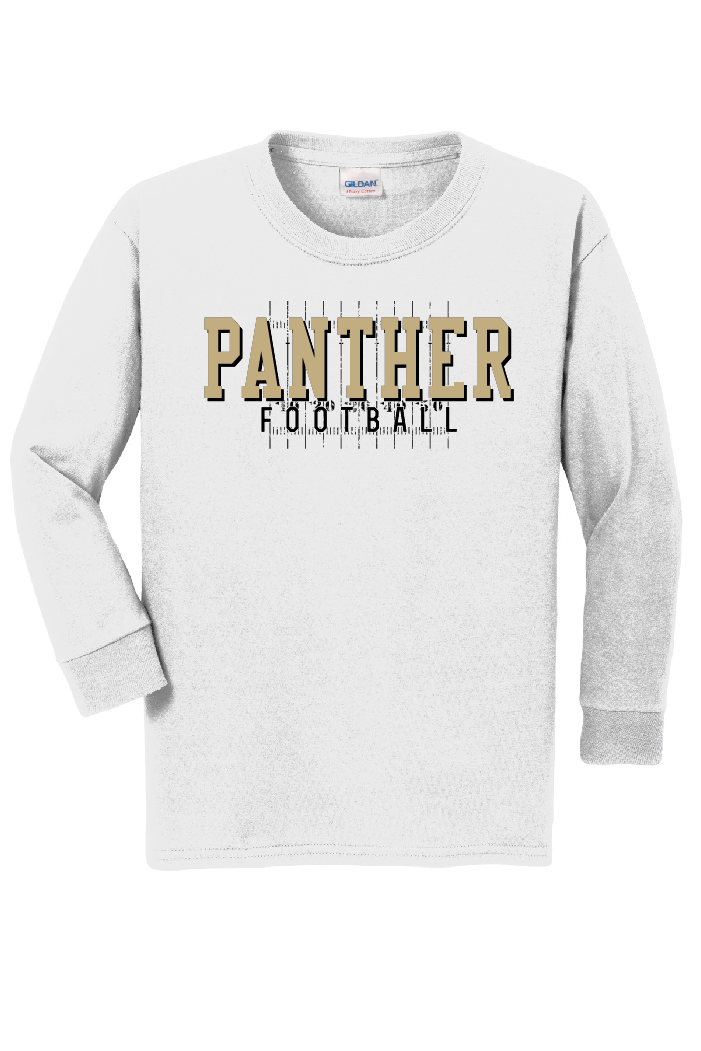 Panther Football Long Sleeve Tee