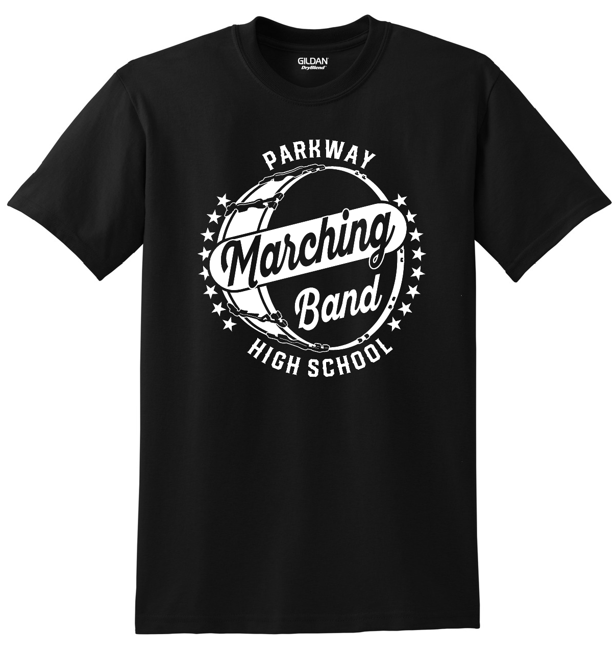 Black Marching Band Gildan Short Sleeve Tee